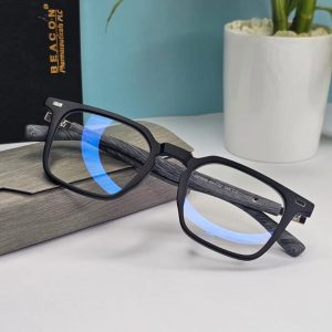 Transparent Wooden Bluecut Mat Black Frame